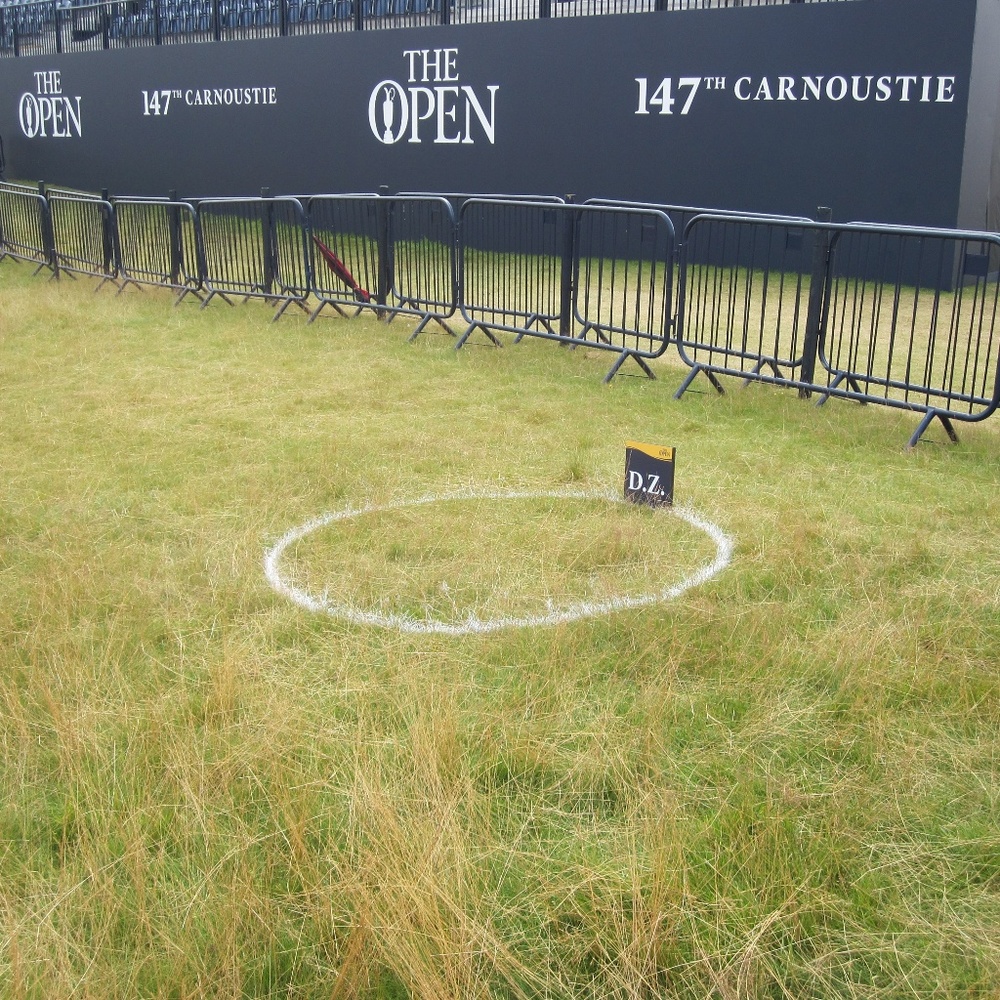 The DZ at The Open 2018 in Carnoustie signed Photo